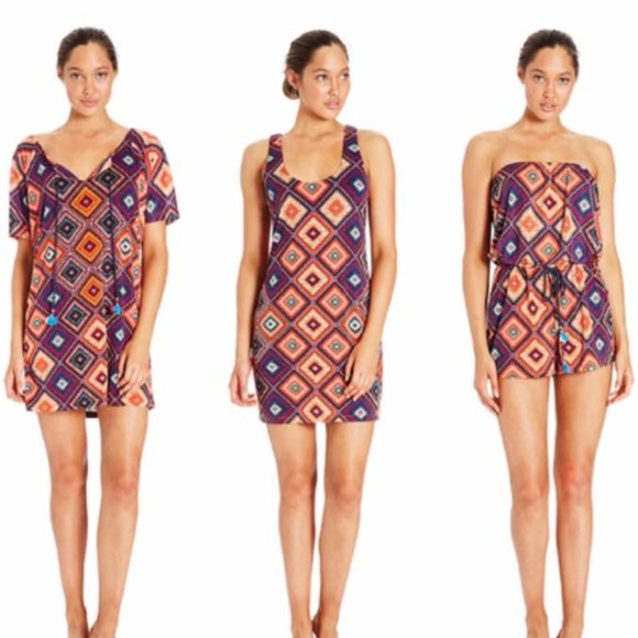 TIGERLILY Zehra Rainbow Bodycon Racerback Tank Mini Dress - Picture 5 of 10